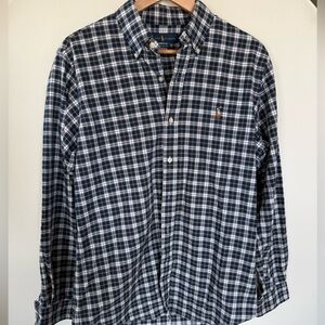 Polo Ralph Lauren Classic Fit Plaid Oxford Shirt - L